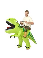 Карнавальный костюм динозавр, Electronics LV-395, зеленый цена и информация | Карнавальные костюмы, парики и маски | 220.lv