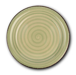 Тарелка обеденная, зеленая, 27 см цена и информация | Посуда, тарелки, обеденные сервизы | 220.lv