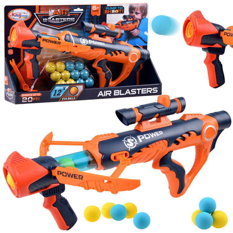 Putu lodīšu pistole Air Blasters, oranžs cena un informācija | Rotaļlietas zēniem | 220.lv