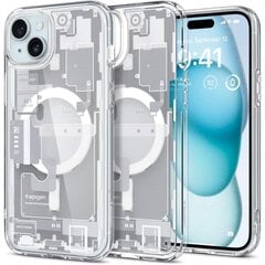 Spigen Ultra Hybrid MAG iPhone 15 Plus 6.7" Magsafe zero one white ACS07035 цена и информация | Чехлы для телефонов | 220.lv