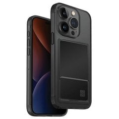 UNIQ etui Air Fender ID iPhone 15 Pro Max 6.7" szary|smoked grey tinted Cardslot цена и информация | Чехлы для телефонов | 220.lv