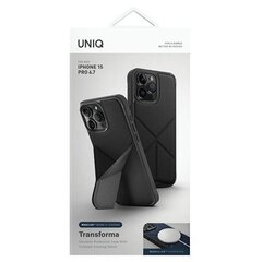 Чехол UNIQ Transforma iPhone 15 Pro Max 6.7" Magclick Charging | чёрный цена и информация | Чехлы для телефонов | 220.lv