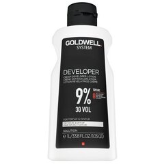 Oksidants Goldwell System Cream Developer Lotion 9 % 30, 1000 ml cena un informācija | Matu krāsas | 220.lv
