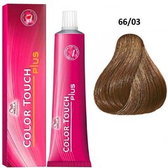 Matu krāsa Wella Professionals Color Touch Plus, 66/03 Dark Blond/Intense Natural Gold, 60 ml cena un informācija | Matu krāsas | 220.lv