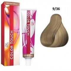 Wella Professionals Color Touch Rich Naturals профессиональная демиперманентная краска для волос с многомерным эффектом 9|36 60 мл цена и информация | Краска для волос | 220.lv