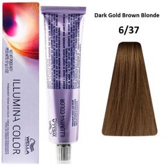 Matu krāsa Wella Professionals Illumina, 6/37 Dark Gold Brown Blonde, 60 ml cena un informācija | Matu krāsas | 220.lv