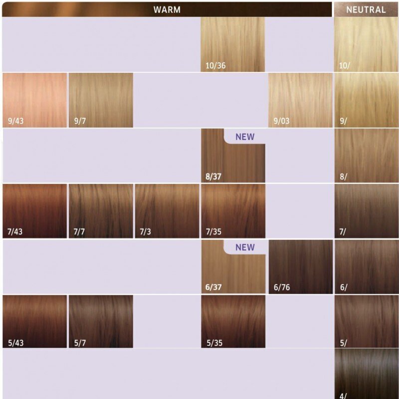 Matu krāsa Wella Professionals Illumina, 6/37 Dark Gold Brown Blonde, 60 ml цена и информация | Matu krāsas | 220.lv
