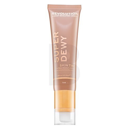 Tonālais krēms Makeup Revolution Face Superdewy Tinted Moisturizer Tan, 55 ml cena un informācija | Grima bāzes, tonālie krēmi, pūderi | 220.lv