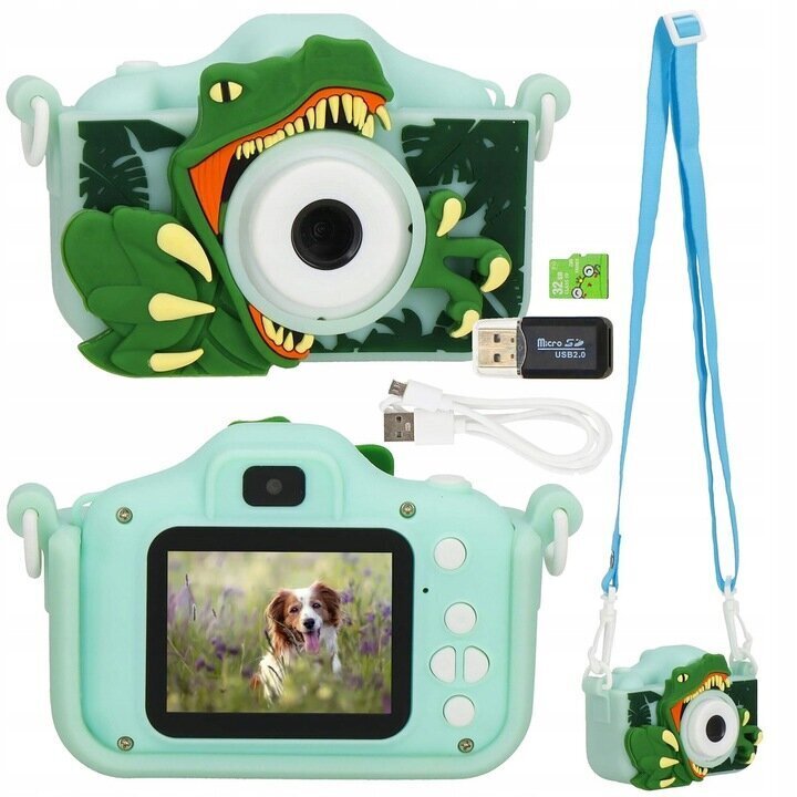 Digitālā kamera bērniem 40Mpx + 32GB, "Springos" цена и информация | Digitālās fotokameras | 220.lv
