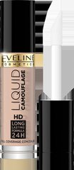 Korektors Eveline Liquid Camouflage 03 Vanilla, 5 ml cena un informācija | Grima bāzes, tonālie krēmi, pūderi | 220.lv