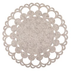 Altom design filca paklājs, balts, 38 cm cena un informācija | Galdauti, salvetes | 220.lv