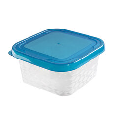 квадратный пищевой контейнер 16,2х16,2см 1,25л цена и информация | Посуда для хранения еды | 220.lv