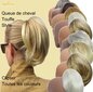 Pieliekamie mati Scrunchie Vanessa Grey SS-N24B/18 - Honey Blonde Brown Mix cena un informācija | Matu aksesuāri | 220.lv