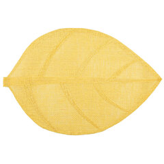 коврик из натуральных листьев 33x48 см желтый цена и информация | Скатерти, салфетки | 220.lv