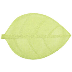 коврик из натуральных листьев 33x48 см зеленый цена и информация | Скатерти, салфетки | 220.lv