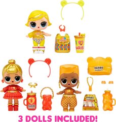 Leļļu komplekts L.O.L. Surprise Loves Mini Sweets, Haribo Goldbears, zelta цена и информация | Игрушки для девочек | 220.lv