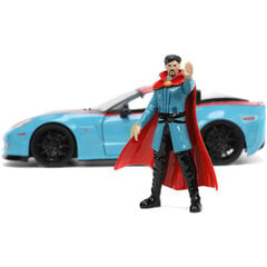 Figūra modelis Doctor Strange Chevy Corvette 1:24 Jada Toys cena un informācija | Rotaļlietas zēniem | 220.lv