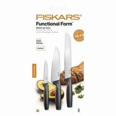 Fiskars nažu komplekts, 3 gab цена и информация | Ножи и аксессуары для них | 220.lv