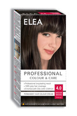 Стойкая крем-краска для волос Elea Professional Corour&Care 4.0 Medium brown, 123 мл цена и информация | Краска для волос | 220.lv