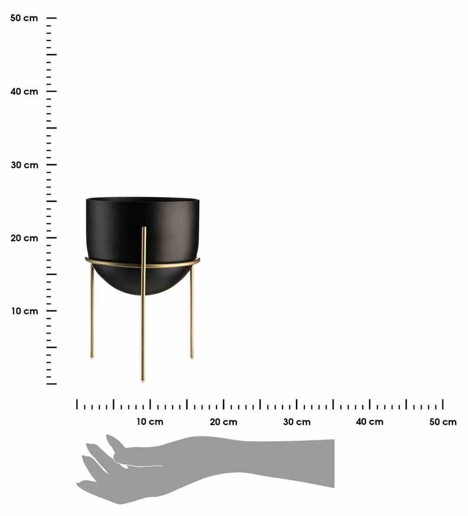 Ziedu statīvs Loft, 25 cm cena un informācija | Ziedu statīvi, puķu podu turētāji | 220.lv