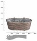 Piekaramais puķu pods ProGarden, 45x16,5x24 cm cena un informācija | Puķu podi | 220.lv