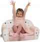 Bērnu dīvāns Delsit, pelēks цена и информация | Sēžammaisi, klubkrēsli, pufi bērniem | 220.lv