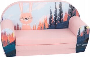 Bērnu dīvāns Delsit, rozā цена и информация | Детские диваны, кресла | 220.lv