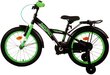 Bērnu velosipēds Volare Thombike, 18", melns/zaļš цена и информация | Velosipēdi | 220.lv