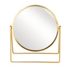 Spogulis 18x8x20 cm zelta krāsā cena un informācija | Kosmētikas somas, spoguļi | 220.lv