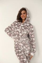 Pidžama sievietēm, brūns цена и информация | Женские пижамы, ночнушки | 220.lv