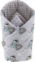 Divpusēja bērnu konverts Babymam, 80x80 cm, gray цена и информация | Детские подушки, конверты, спальники | 220.lv