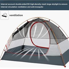 Āra kempinga telts, oranža цена и информация | Палатки | 220.lv