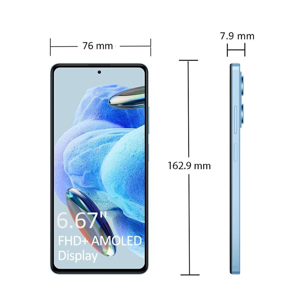 Xiaomi Redmi Note 12 Pro 5G 6/128GB Sky Blue цена и информация | Mobilie telefoni | 220.lv