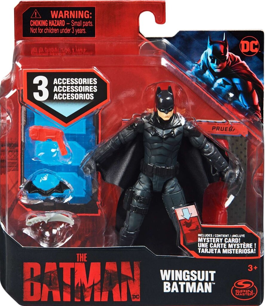 Figūriņa Spin Master Batman Wingsuit 6060654, 20130925, melns cena un informācija | Rotaļlietas zēniem | 220.lv