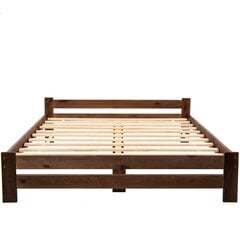 Koka divguļamā gulta Springos BD001 200x160 cm cena un informācija | Gultas | 220.lv