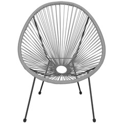 Садовый стул Springos GF0086 72 X 82 X 85 CM, серый цена и информация | Садовые стулья, кресла, пуфы | 220.lv