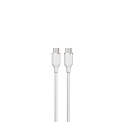 Devia cable Jelly USB-C - USB-C 1,2 m 60W white цена и информация | Кабели и провода | 220.lv