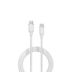 Devia cable Jelly USB-C - USB-C 1,2 m 60W white цена и информация | Кабели и провода | 220.lv