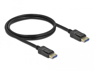 Delock DisplayPort, 1 m cena un informācija | Kabeļi un vadi | 220.lv