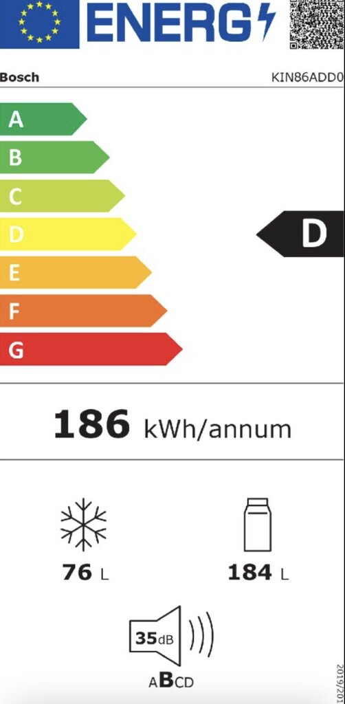 Bosch KIN86ADD0 cena un informācija | Ledusskapji | 220.lv