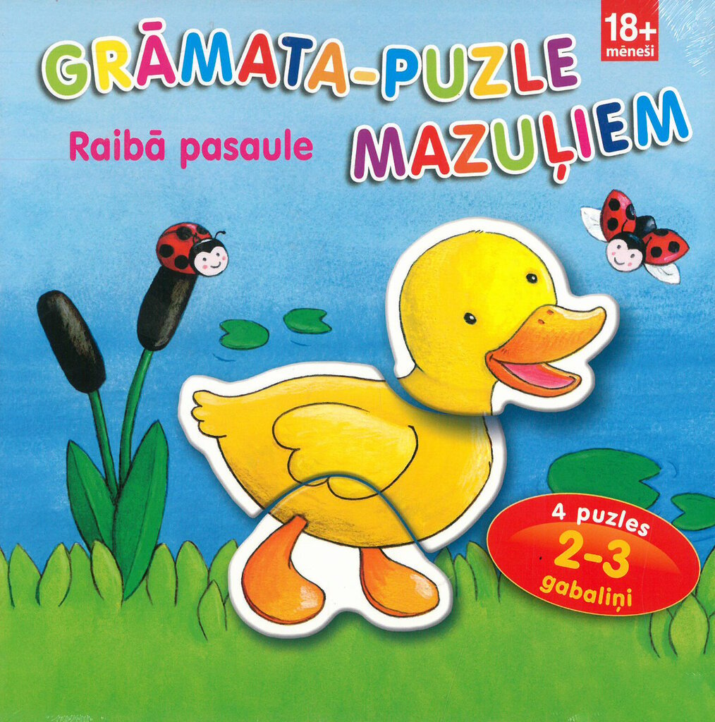 Grāmata - puzle mazuļiem. Raibā pasaule cena un informācija | Bērnu grāmatas | 220.lv