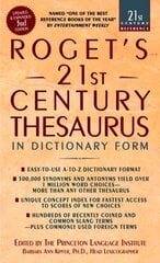 Roget's 21st Century Thesaurus, Third Edition cena un informācija | Svešvalodu mācību materiāli | 220.lv