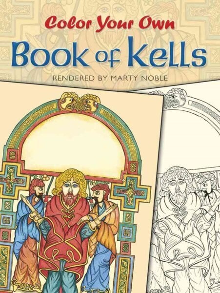 Color Your Own Book of Kells cena un informācija | Grāmatas mazuļiem | 220.lv