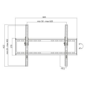 LogiLink BP0039 37-70” цена и информация | TV kronšteini | 220.lv