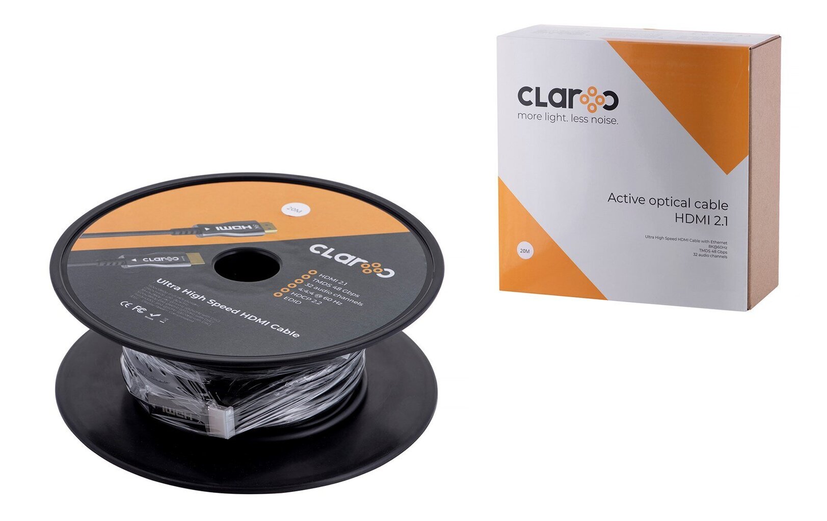 Claroc HDMI, 20 m cena un informācija | Kabeļi un vadi | 220.lv