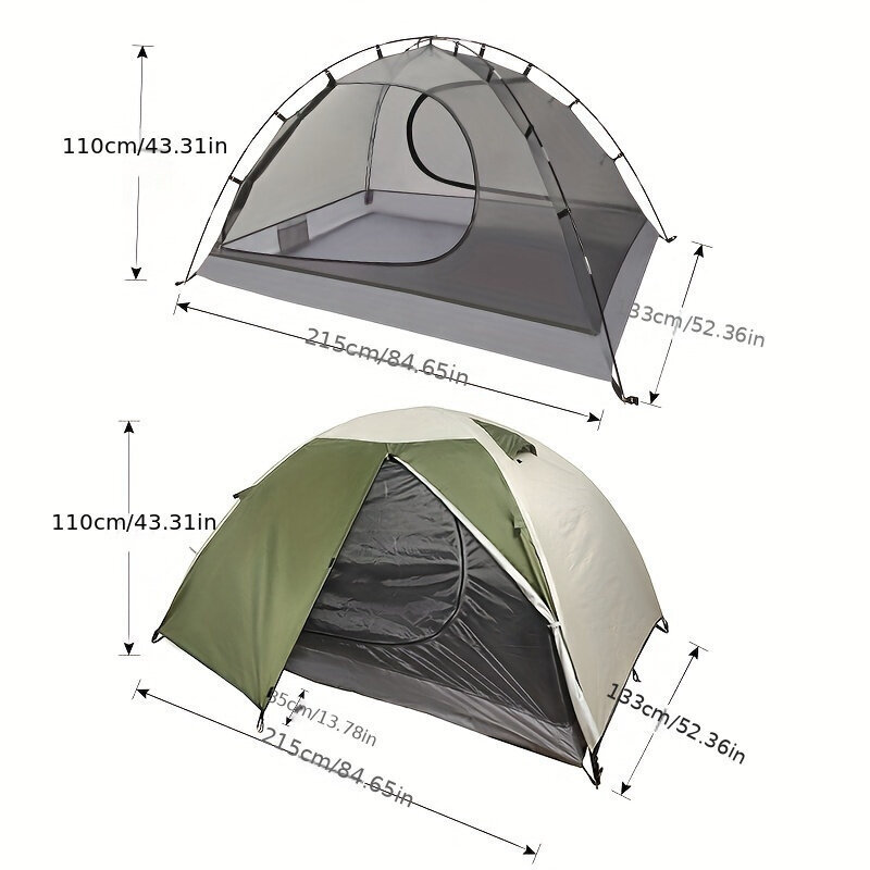 Divslāņu telts, zaļa cena un informācija | Teltis | 220.lv