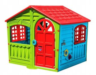 Rotaļu māja bērniem PalPlay, daudzkrāsains,140 cm x 111 cm x 115 cm cena un informācija | Bērnu rotaļu laukumi, mājiņas | 220.lv