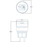 Viedligzda Entac WiFi&Bluetooth IP44 cena un informācija | Elektrības slēdži, rozetes | 220.lv