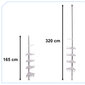 Teleskopiskais vannas istabas plaukts K22 cena un informācija | Vannas istabas aksesuāri | 220.lv