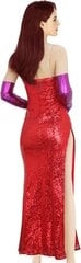 Женский костюм платье Jessica Rabbit Dayincar, красный цена и информация | Платья | 220.lv